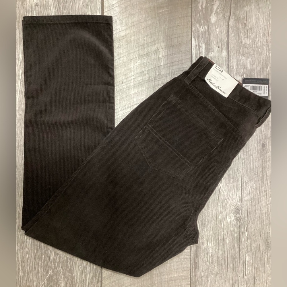 EDDIE BAUER Brown NEW Corduroy 32x32